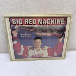 Steve Yzerman Detroit Red Wings 1997 Stanley Cup The Hockey News Framed Poster